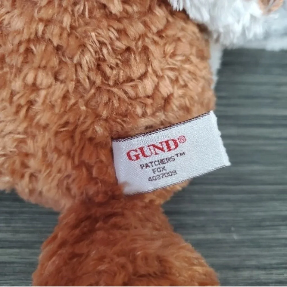 GUND Whimsical 4037009 Patchers Fox Plush Stuffed Animal Two Tone Brown White
